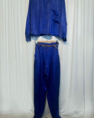 Metallic blue 90’s set