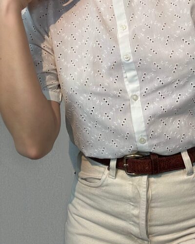 Embroidered cottage blouse