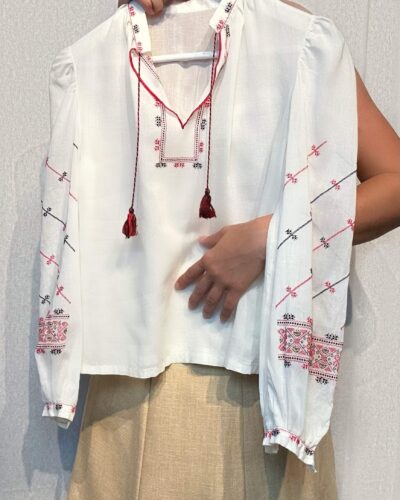Antique hand-embroidered blouse
