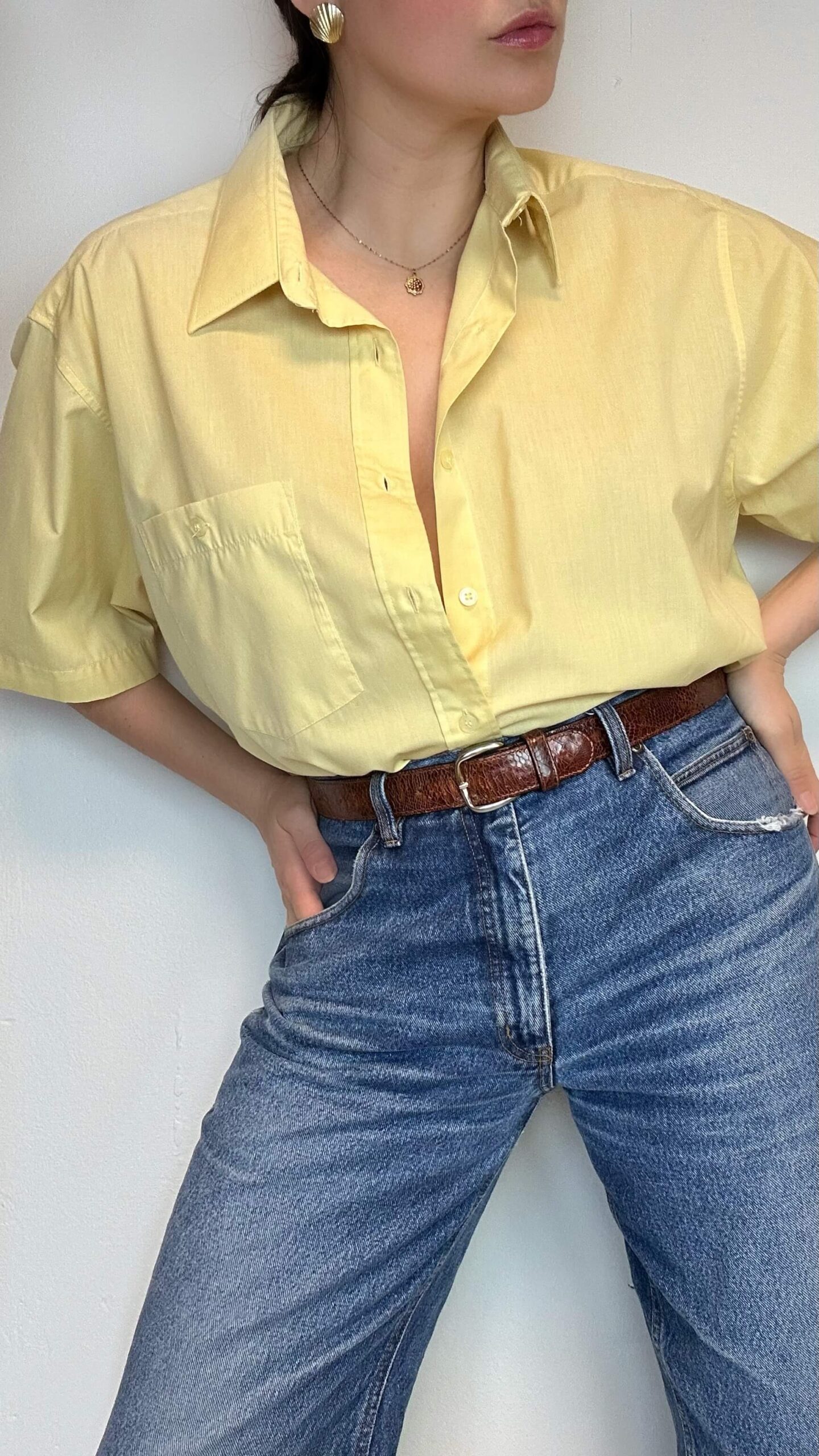 Butter yellow unisex classic shirt