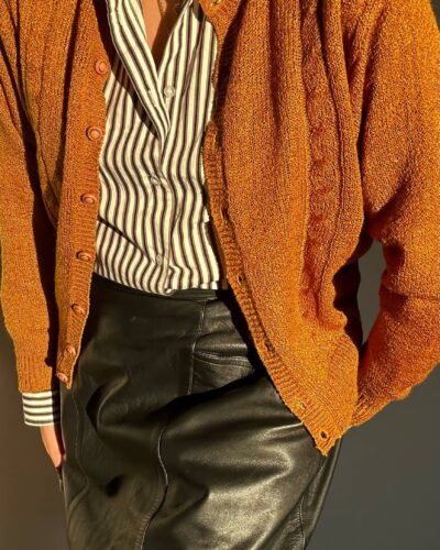 Classic mustard cardigan