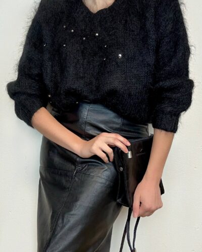 Night sky mohair sweater