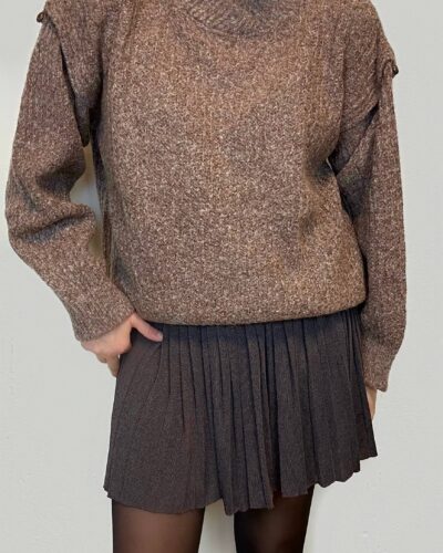 Italian cacao brown sweater