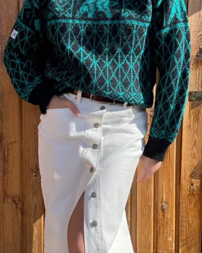 Woolen sweater with a polar bear