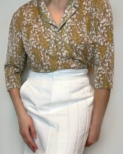 Shimmer blouse in floral pattern