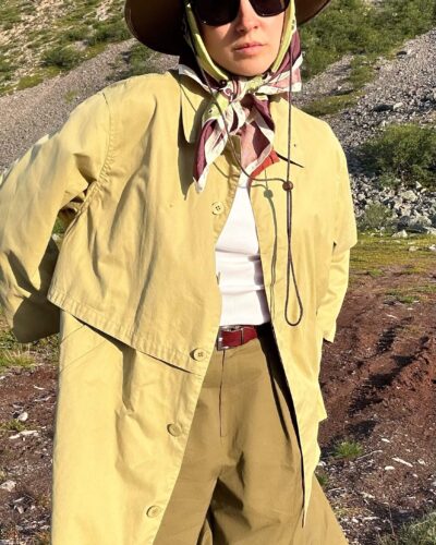 Countryside summer olive green jacket