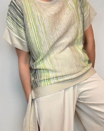 Knitted minimalistic Y2k vest/tank