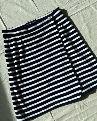 ESCADA SPORT striped wrap skirt