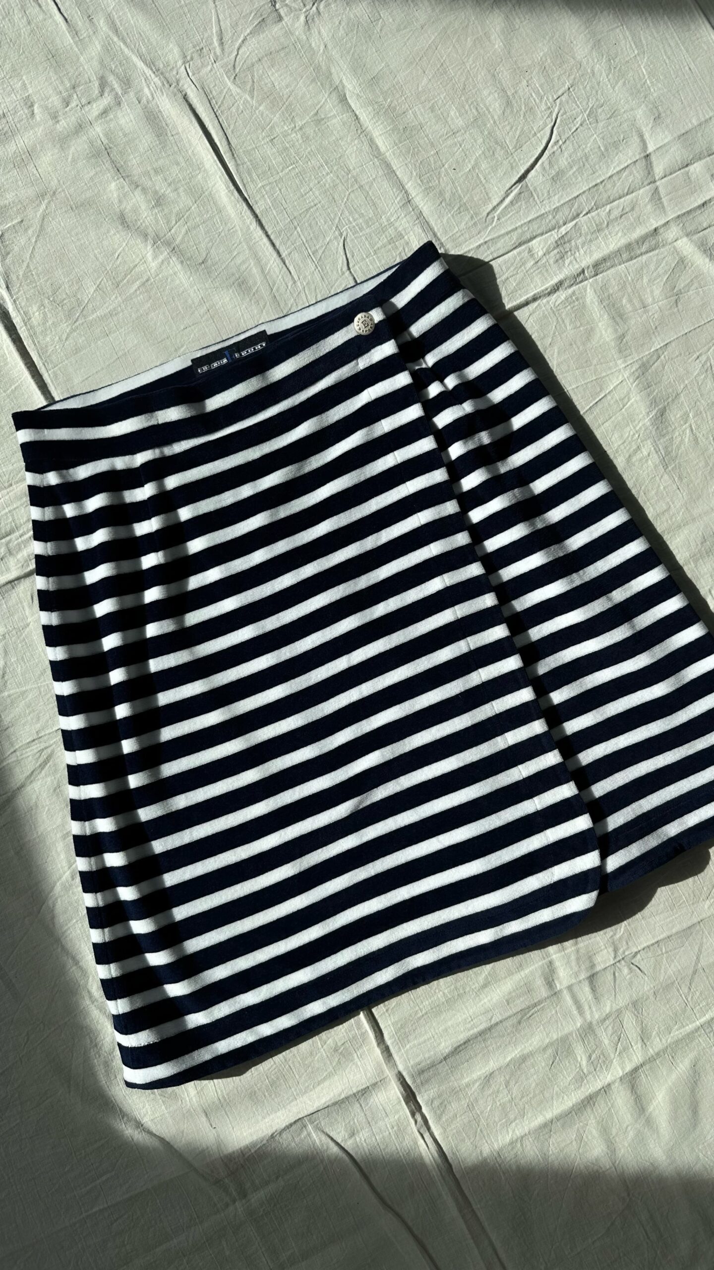 ESCADA SPORT striped wrap skirt