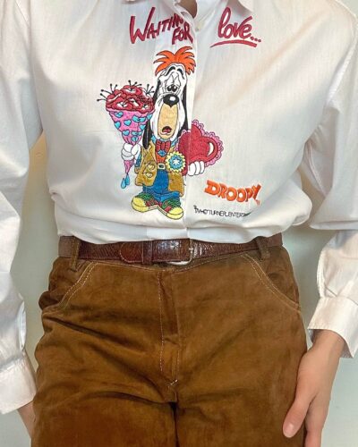 "Waiting for Love". Rare Droopy shirt