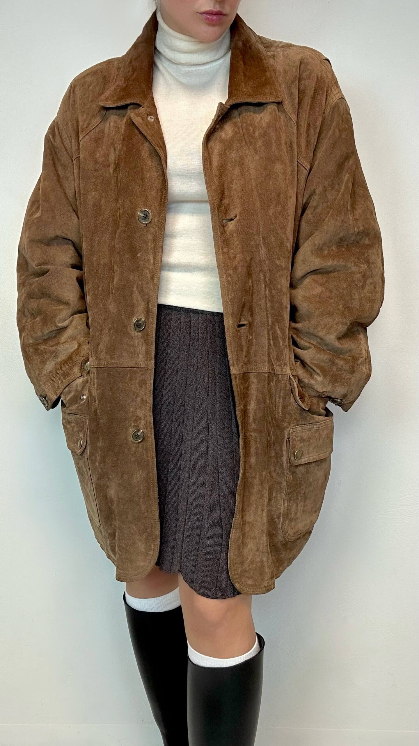 RALPH LAUREN suede leather western jacket
