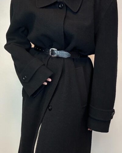 Classic old money masculine woolen coat