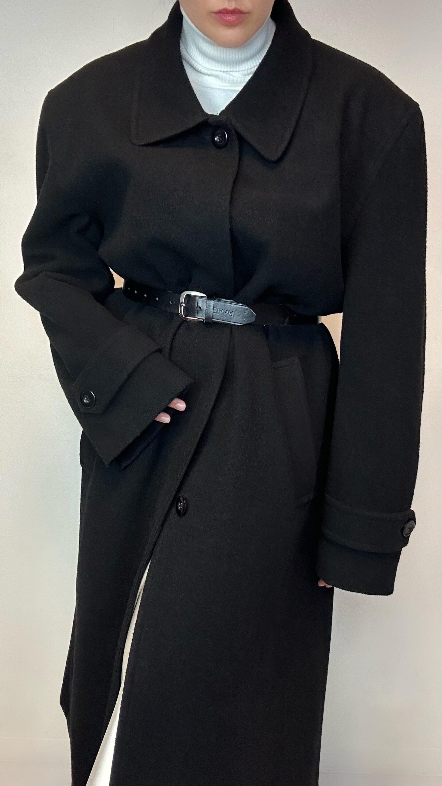 Classic old money masculine woolen coat