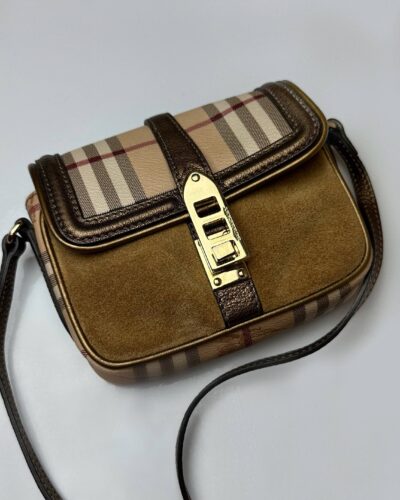 BURBERRY mini leather bag