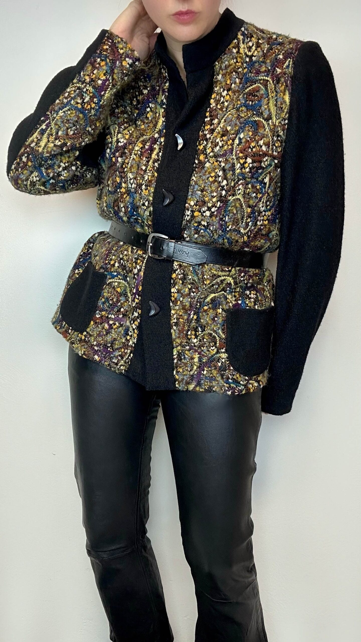 Rare woolen jacket/cardigan with front pockets - Image 3