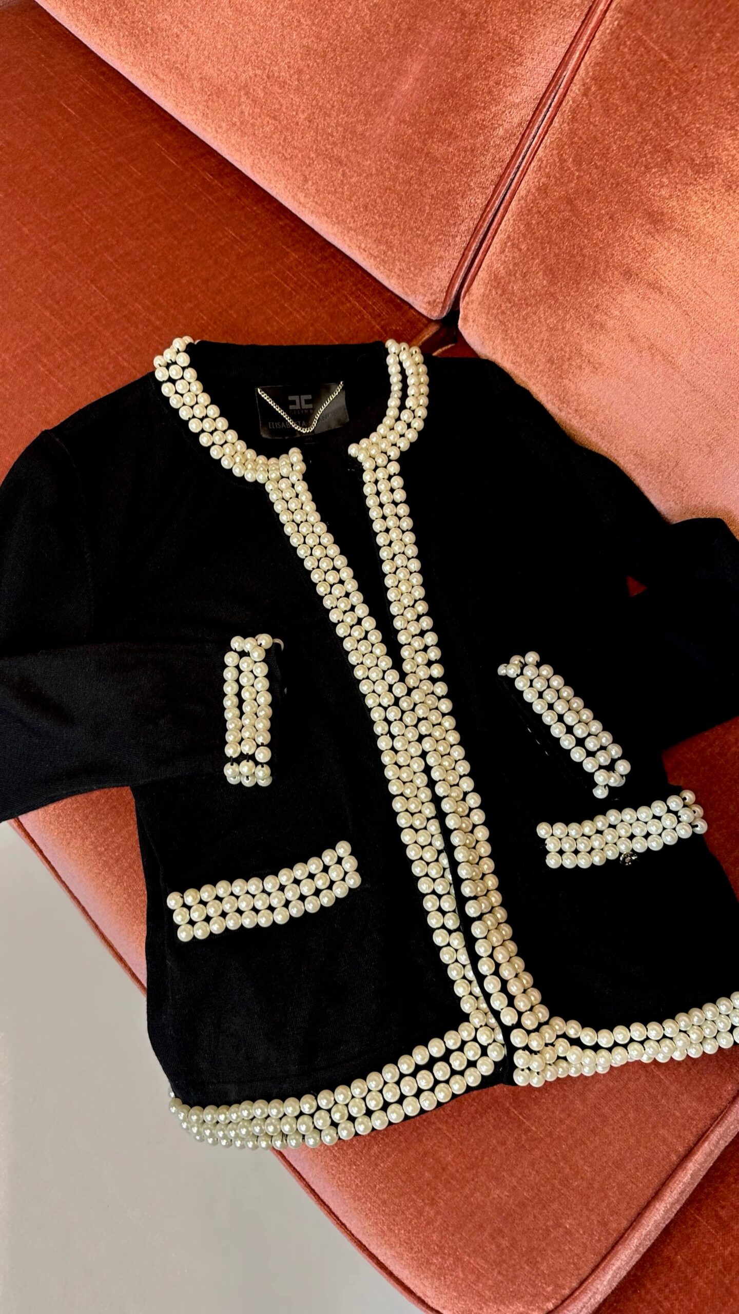 ELISABETTA FRANCHI luxury Chanel-style cardigan - Image 4