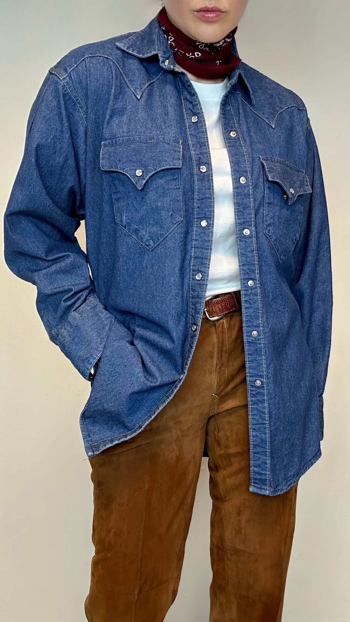 Denim classic unisex Denver ranch shirt